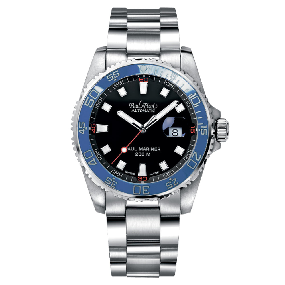 Orologio Uomo Paul Picot Automatico Paul Mariner III Data 4352SG-CB